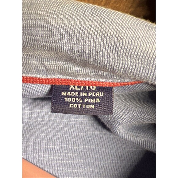 Tommy Bahama Men's XL Shirt Button Down Pima Cotton Blue - Picture 7 of 7